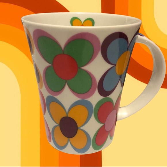 Vintage groovy flower power mug - Picture 4 of 4